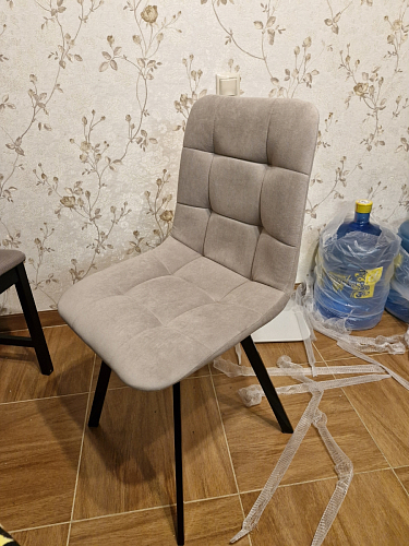 Комплект стульев Чилли 4 шт темно-серый / черный фото покупателя 536