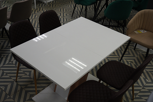 Стул на металлокаркасе Capri голубой из шоурума 5