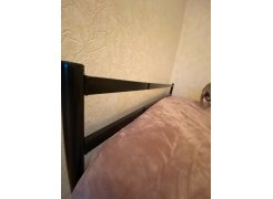 Односпальная кровать Фади 80х200 черная фото покупателя 1465