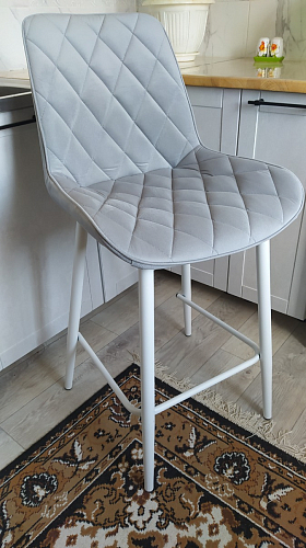 Барный стул Баодин 03 velutto 05 / черный фото покупателя 5