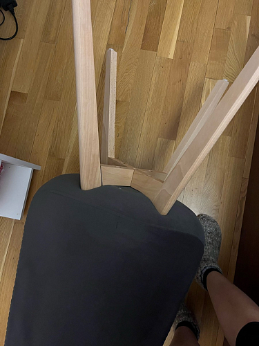 Деревянный стул Bonuss dark gray фото покупателя 88