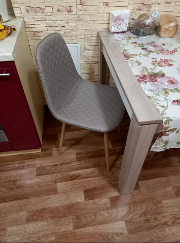 Стул на металлокаркасе Capri blue / white фото покупателя 110