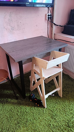 Стол Форли дуб рошелье / черный матовый фото покупателя 14