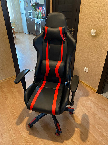 Компьютерное кресло Blok light blue / black фото покупателя 24