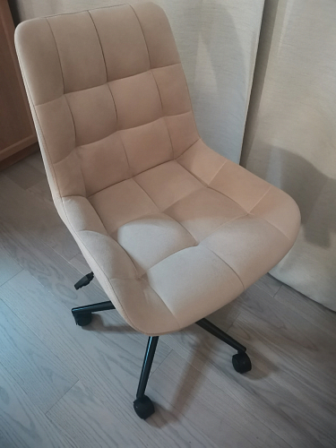 Компьютерное кресло Честер голубой (velutto 47 ) / черный фото покупателя 49