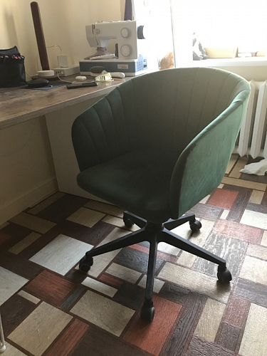 Компьютерное кресло Тибо светло-коричневый / белый фото покупателя 27