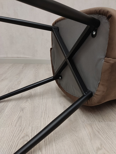 Стул на металлокаркасе Нараян velutto 23 / черный фото покупателя 11