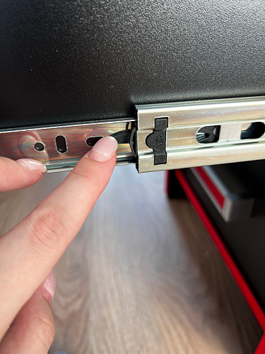 Тумба Ханна черная / красная - Уцененный экземпляр фото покупателя 10