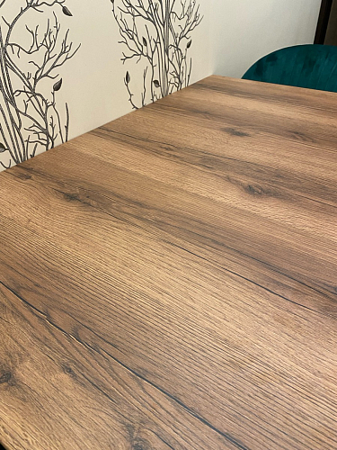 Стол Лота Лофт 140 25 мм черный матовый / бетон фото покупателя 928