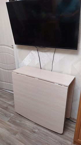 Стол обеденный раздвижной СтК7 дуб молочный фото покупателя 109