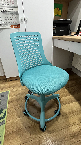 Компьютерное кресло Kiddy ткань серый фото покупателя 2