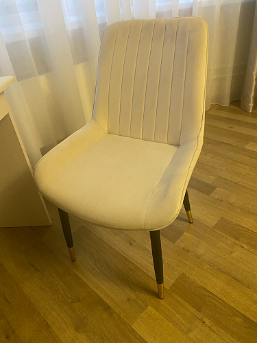 Стул на металлокаркасе Seda 01 blue / gold / black фото покупателя 70