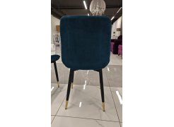 Стул на металлокаркасе Seda 1 blue / black / gold из шоурума 6