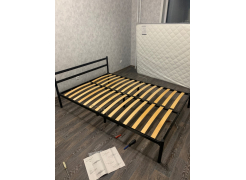 Односпальная кровать Фади 80х200 черная фото покупателя 430