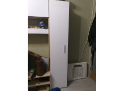 Шкаф-пенал Альба дуб золотой (craft) / белый премиум фото покупателя 2