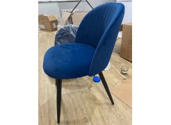 Стул на металлокаркасе Gabi blue / black фото покупателя 368