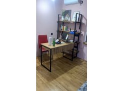 Письменный стол Леон Лофт бетон / черный матовый фото покупателя 35