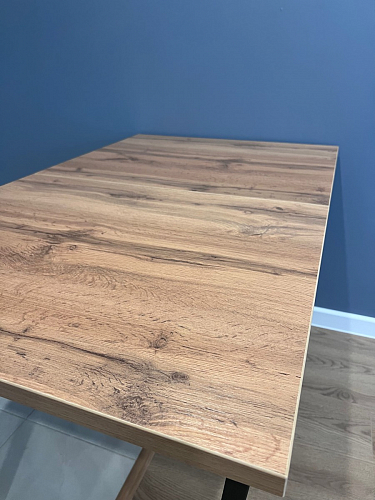 Деревянный стол Лота Лофт 120х75 белый матовый / дуб крафт золотой фото покупателя 727