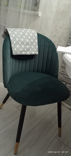 Стул на металлокаркасе Gabi latte / gold / black фото покупателя 988