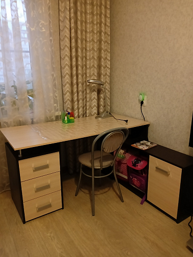 Стол компьютерный КС14 левый дуб сонома фото покупателя 1