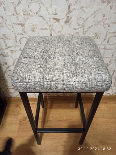 Барный стул Лофт линкольн белый / белый матовый фото покупателя 189