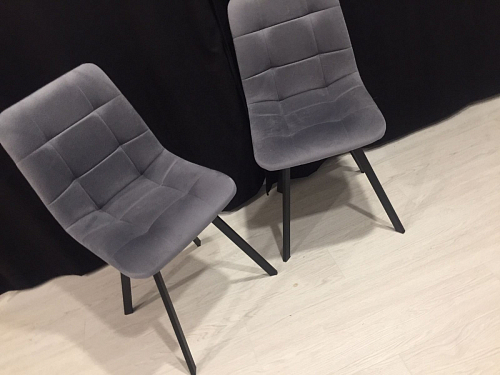 Стул Чилли 2 темно-серый  / черный фото покупателя 882