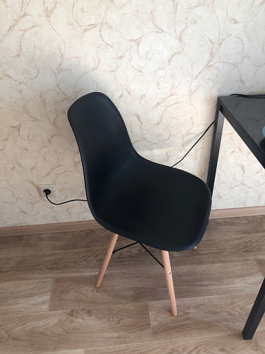 Пластиковый стул Eames PC-015 серо-голубой / дерево фото покупателя 246