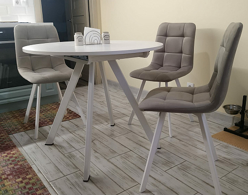 Комплект стульев Чилли 2 шт бежевый / черный фото покупателя 1539