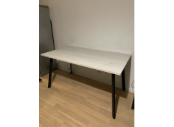 Стол Тринити Лофт 120 32 мм бетон / черный матовый фото покупателя 564