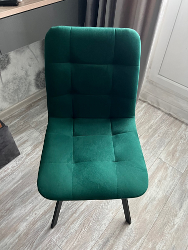 Комплект стульев Чилли 4 шт темно-серый / черный фото покупателя 176