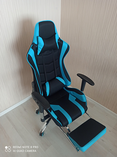 Компьютерное кресло Kano 1 light blue / black фото покупателя 141