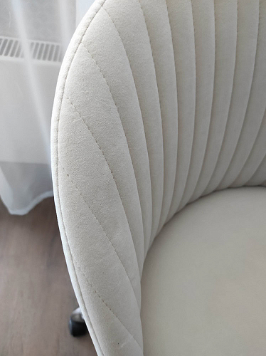 Компьютерное кресло Melody/Мелоди молочное фото покупателя 108