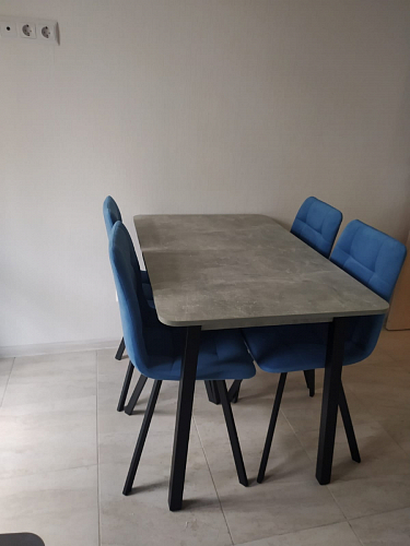 Стул на металлокаркасе Чилли зеленый / белый каркас фото покупателя 232