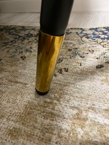 Стул на металлокаркасе Gabi 1 line light blue / black фото покупателя 134