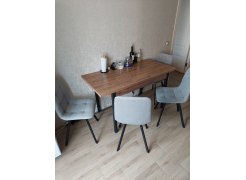 Стул на металлокаркасе Чилли горчичный / белый фото покупателя 72