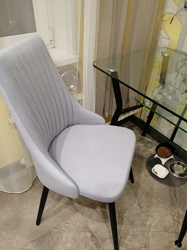 Стул на металлокаркасе Нараян velutto 23 / черный фото покупателя 11