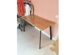 Стол Тринити Лофт 120 32 мм бетон / черный матовый фото покупателя 690