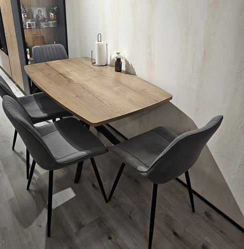 Стул на металлокаркасе Седа К кирпичный / черный фото покупателя 127