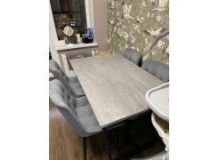 Стол Лота Лофт 140 25 мм юта / белый матовый фото покупателя 808