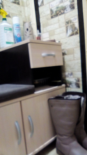 Обувница Аврора дуб млечный / венге фото покупателя 170