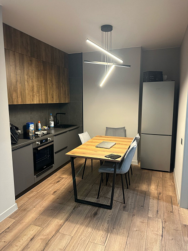 Деревянный стол Лота Лофт 120x75 дуб крафт табачный / черный матовый фото покупателя 669