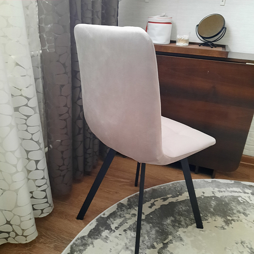 Стул на металлокаркасе Чилли горчичный / черный фото покупателя 1379