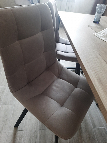 Стул на металлокаркасе Чилли синий / белый фото покупателя 828