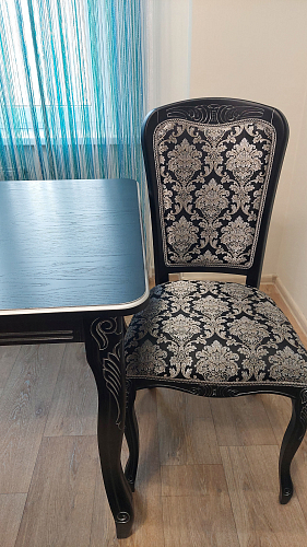 Кресло Клето патина золото / ромб фото покупателя 2