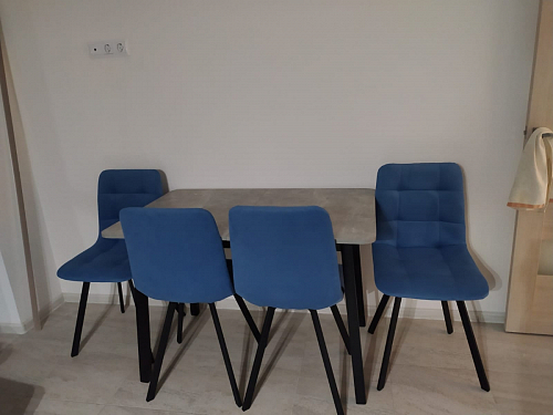 Стул на металлокаркасе Чилли зеленый / черный фото покупателя 1329