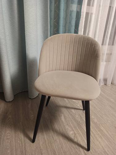 Стул на металлокаркасе Gabi gray / black фото покупателя 312