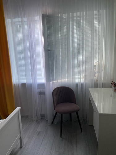 Стул на металлокаркасе Gabi 1 light purple / black / gold фото покупателя 140