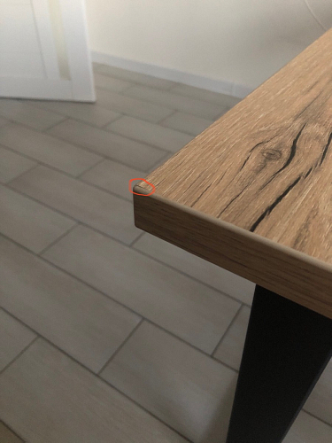 Стол Лота Лофт 120 32 мм бетон / черный матовый фото покупателя 133