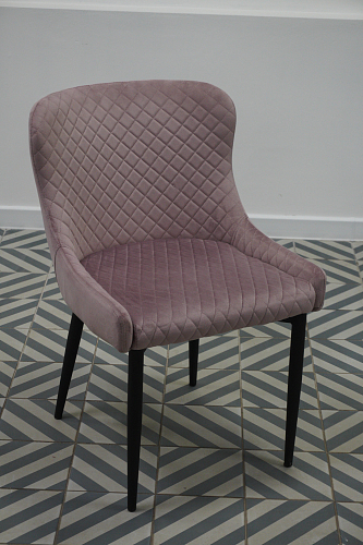 Стул на металлокаркасе Teo light purple / black из шоурума 2