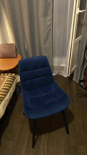 Стул на металлокаркасе Челси К крутящийся бирюзовый / черный фото покупателя 57